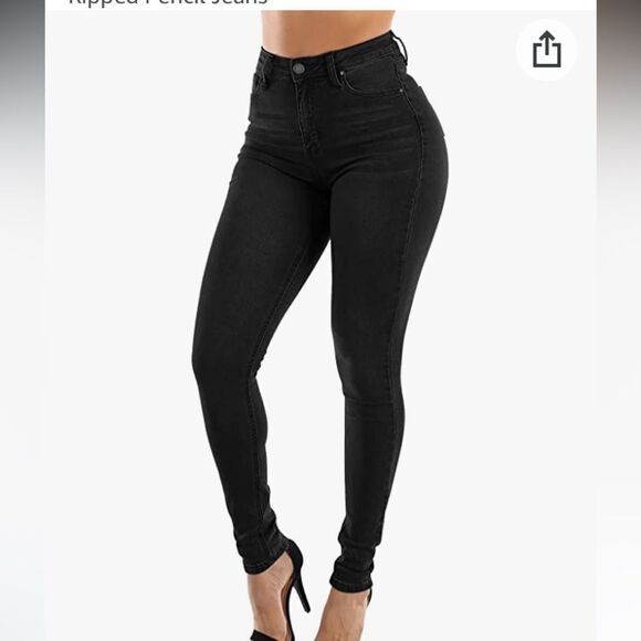 Kunmi Jeans Long 2XL Black Nwt in packaging - Picture 1 of 8